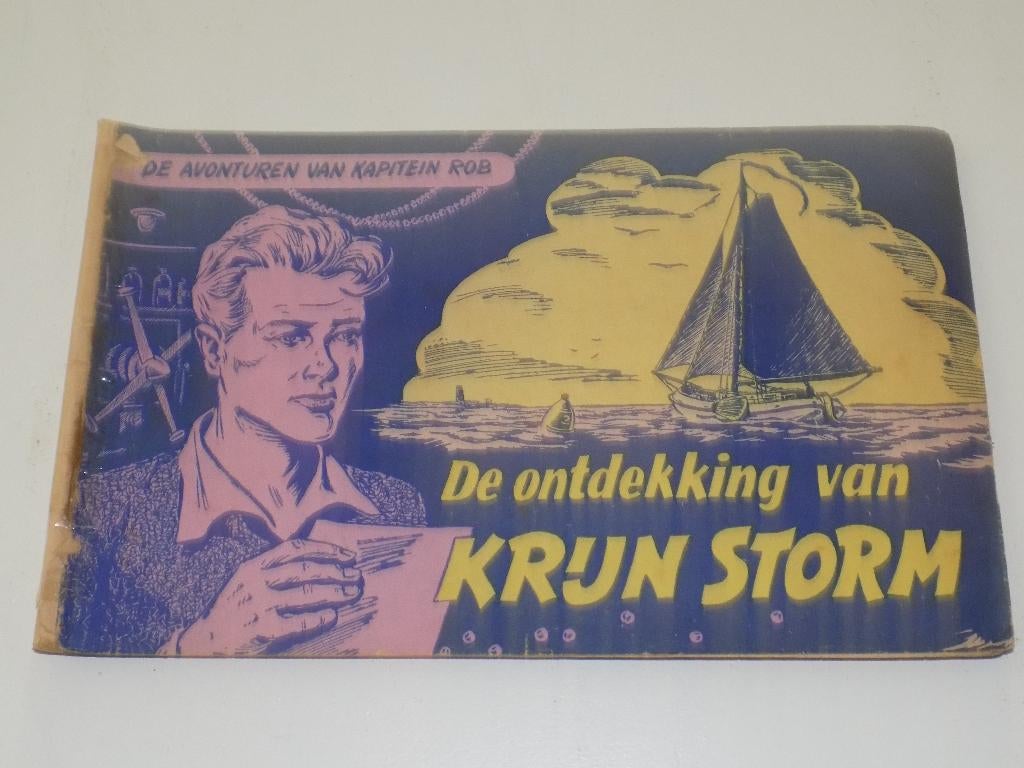 Kapitein Rob - 35_O_De ontdekking van Krijn Storm, Eén stripboek, Ophalen of Verzenden, Gelezen, Pieter Kuhn