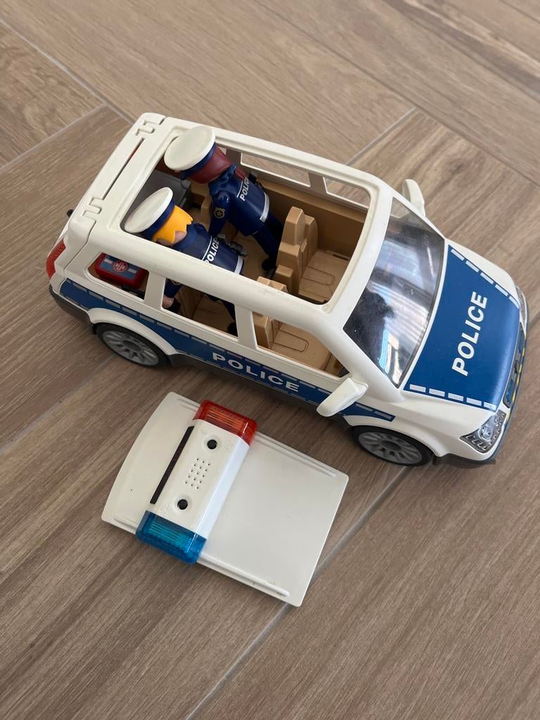 Playmobil politieauto met twee agenten, Ophalen, Gebruikt