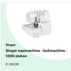 Nieuwe Singer Lockmachine - Nu voor €225,00!, Hobby en Vrije tijd, Ophalen of Verzenden, Nieuw, Lockmachine, Singer