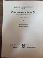 Beethoven - Variations on a Swiss Air voor Harp, Gebruikt, Klassiek, Artiest of Componist, Overige instrumenten