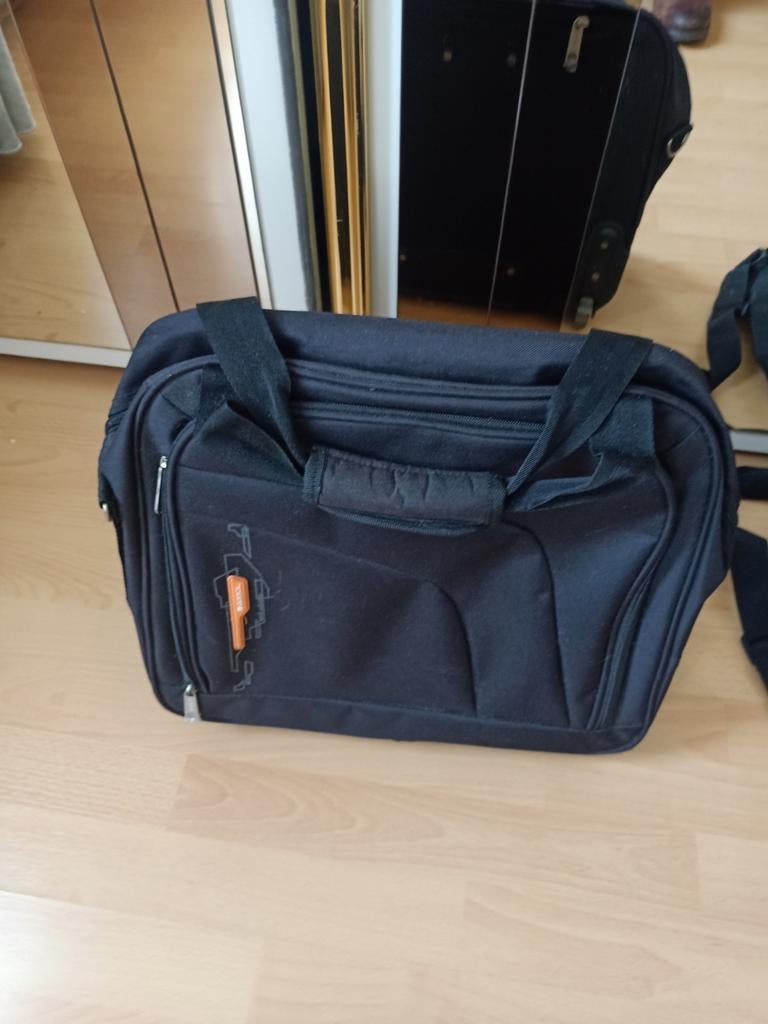 Gabol pilotenkoffer met wieltjes - Zwart, 40 tot 60 cm, Wieltjes, Gebruikt, 20 tot 30 cm