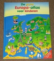 De grote Europa atlas voor kinderen, Boeken, Atlassen en Landkaarten, Overige atlassen, 2000 tot heden, Zo goed als nieuw, Europa Overig