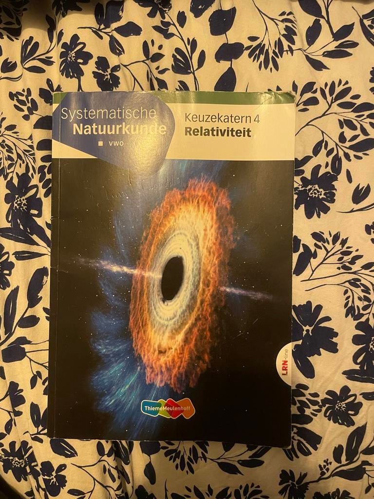 Systematische Natuurkunde Keuzekatern 4 Relativiteit VWO, Ophalen of Verzenden, Beta, Zo goed als nieuw, Overige niveaus