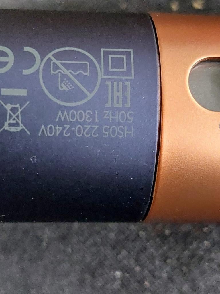 Dyson airwrap  blue koper serie nummer HS05, Ophalen of Verzenden, Nieuw, Föhn of Haardroger