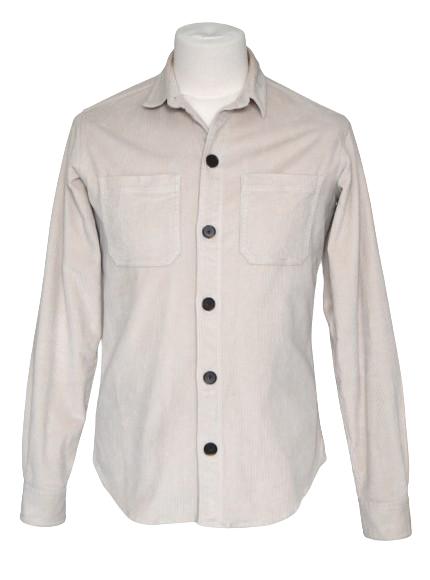 Profuomo corduroy overshirt, jack, off-white, Mt. S, Kleding | Heren, Kostuums en Colberts, Overige kleuren, Verzenden, Maat 46 (S) of kleiner