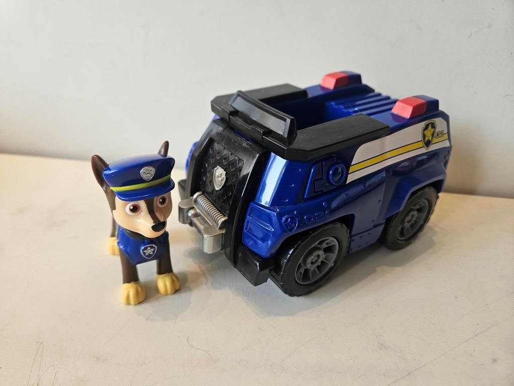 Paw Patrol Chase met auto, Kinderen en Baby's, Speelgoed | Actiefiguren, Ophalen of Verzenden, Gebruikt