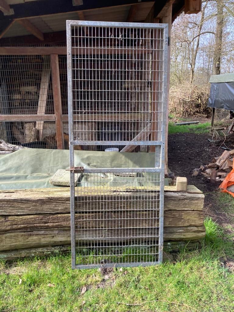 Deur voor vogelkooi., Dieren en Toebehoren, Ophalen, Gebruikt, Metaal, Vogelkooi