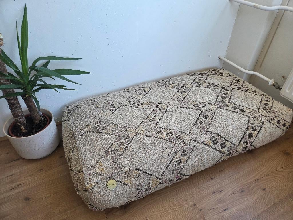 Vintage Miss Nomad Vloerkussen XL, Huis en Inrichting, 125 cm of meer, Ophalen of Verzenden, Zo goed als nieuw, Stof