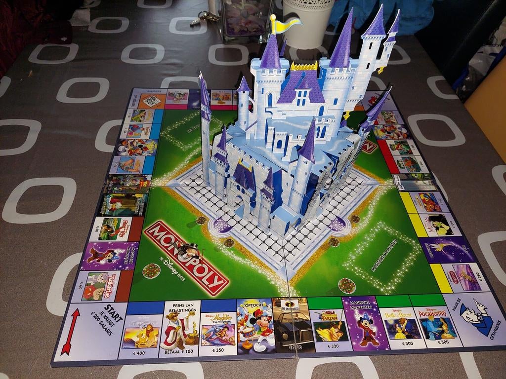 Onderdeel. Monopoly. De Disney Editie. Kasteel Bordspel., Ophalen of Verzenden, Zo goed als nieuw