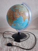 Wereldbol lamp, Ophalen of Verzenden, Verlicht, Zo goed als nieuw