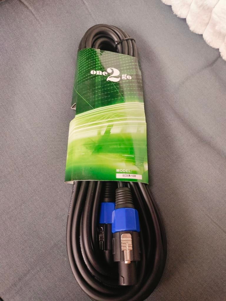 One2go luidsprekerkabels €100,-, Audio, Tv en Foto, Audiokabels en Televisiekabels, Ophalen of Verzenden, Nieuw, 5 tot 10 meter
