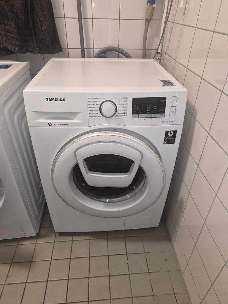 Samsung eco bubble 7-8 kg, Gebruikt, Ophalen of Verzenden, 85 tot 90 cm, 1200 tot 1600 toeren