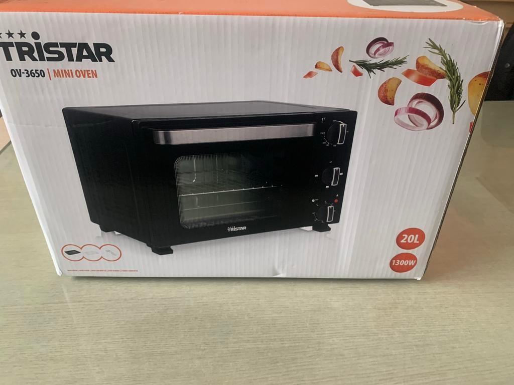 Tristar OV-3650 Mini Oven nieuw, Witgoed en Apparatuur, Ovens, Minder dan 45 cm, Nieuw, Ophalen of Verzenden, Oven met grill