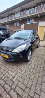 Ford Ka 1.2 51KW 2010 Zwart, Auto's, Ka, 4 stoelen, Origineel Nederlands, Particulier