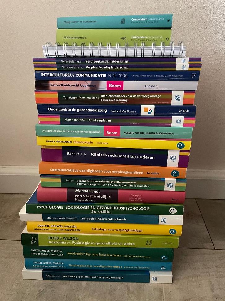 Studieboeken hbo verpleegkunde Hogeschool Utrecht, Boeken, Studieboeken en Cursussen, Zo goed als nieuw, HBO, Beta, Ophalen of Verzenden