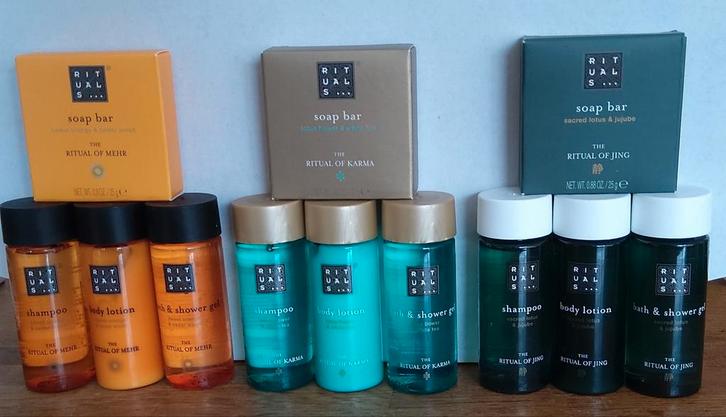 Pakketje mini Rituals producten (12) incl.vzkst voor €20,50, Sieraden, Tassen en Uiterlijk, Uiterlijk | Lichaamsverzorging, Nieuw
