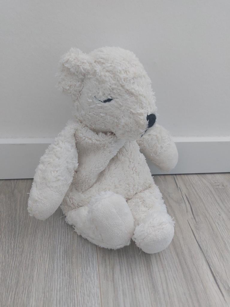 Knuffel senger naturwelt warmteknuffel ijsbeer beer L264, Ophalen of Verzenden, Zo goed als nieuw, Beer