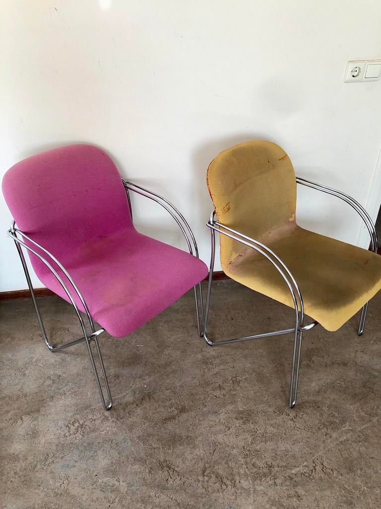2 Gispen Labofa stoelen, Ophalen, Gebruikt, Twee, Overige kleuren