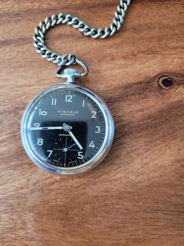 Kienzle Markant zakhorloge met ketting, Sieraden, Tassen en Uiterlijk, Horloges | Antiek, Ophalen of Verzenden