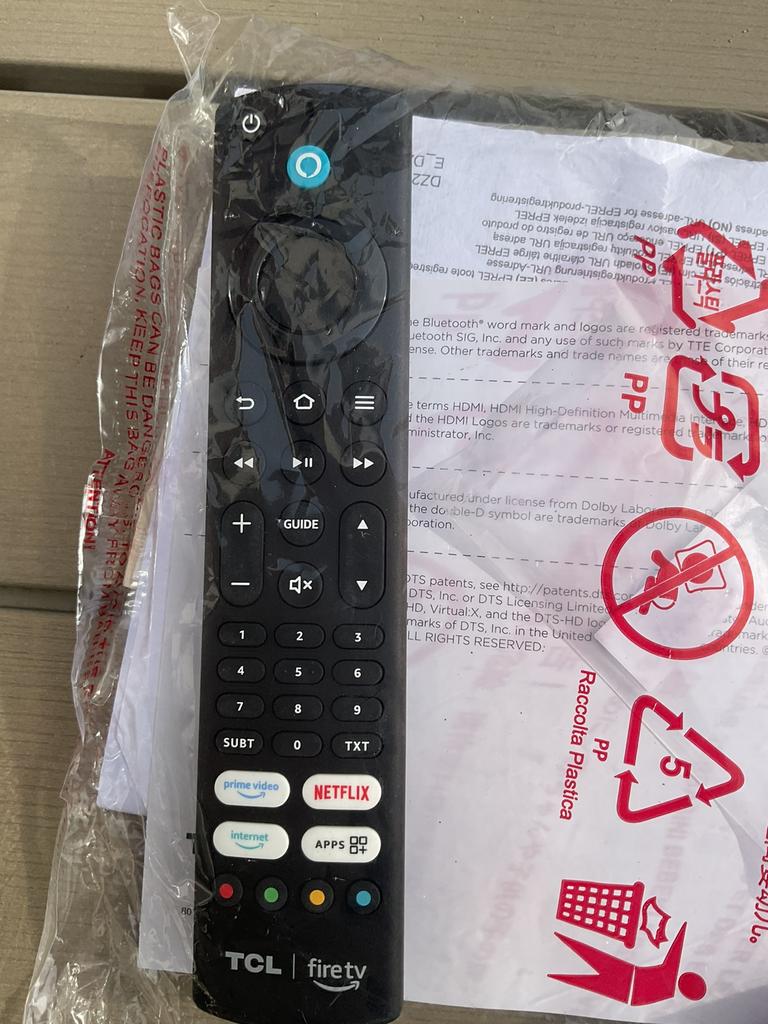 🔥 TCL / Toshiba televisie afstandsbediening 🔥, Ophalen of Verzenden, Zo goed als nieuw, Tv