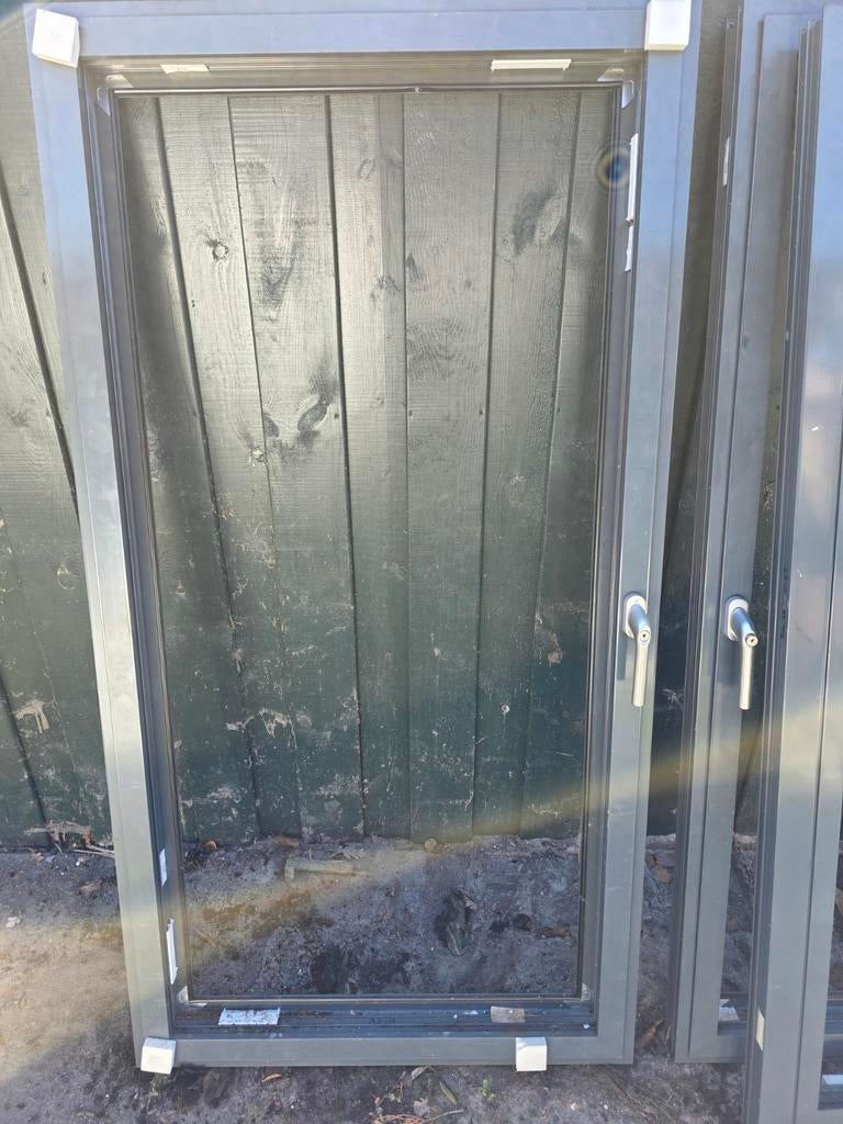 Aluminium draai kiep ramen nieuw, Ophalen, Gevelraam of Ruit, 80 tot 120 cm, 120 tot 160 cm