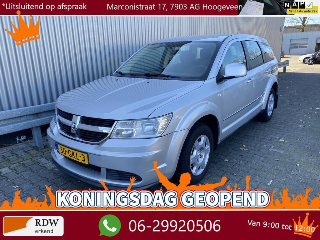Dodge Journey 2.4 SXT 7 Persoons, Clima, Bluetooth, USB, nw., Auto's, Dodge, Voorwielaandrijving, Gebruikt, 4 cilinders, Bedrijf