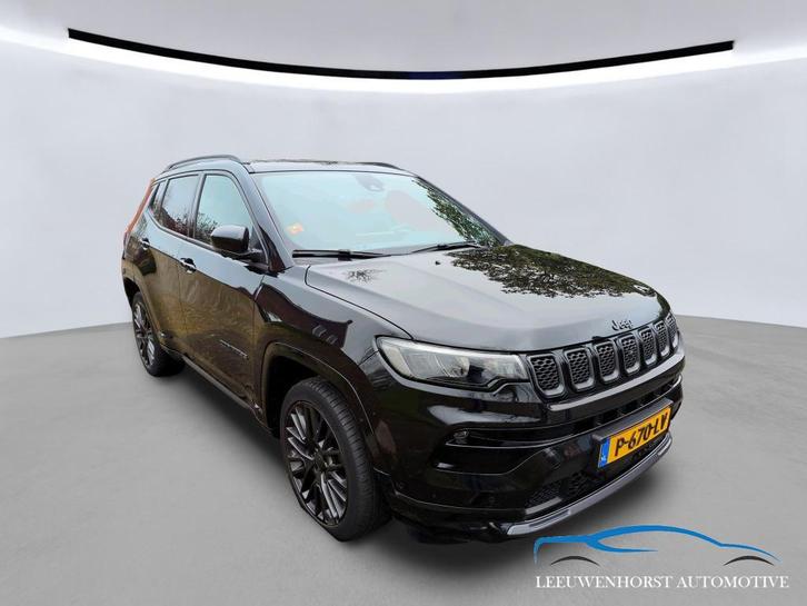 Jeep Compass 1.3T S AUTOMAAT leer, pano, Apple, 360° camera, Auto's, Jeep, Bedrijf, Te koop, Compass, 360° camera, ABS, Adaptive Cruise Control