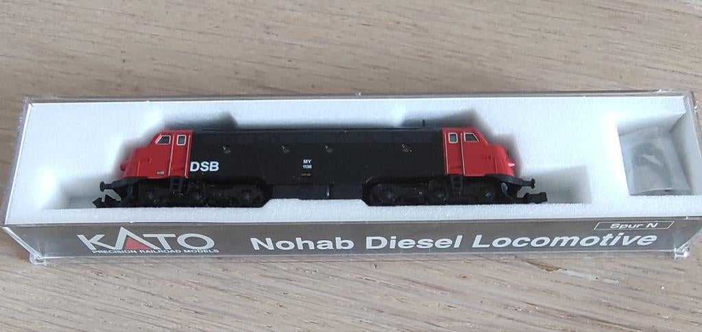 Kato Nohab Diesellocomotief DSB MY 1136 N-spoor, Hobby en Vrije tijd, Modeltreinen | N-Spoor, Overige merken, Nieuw, Ophalen of Verzenden
