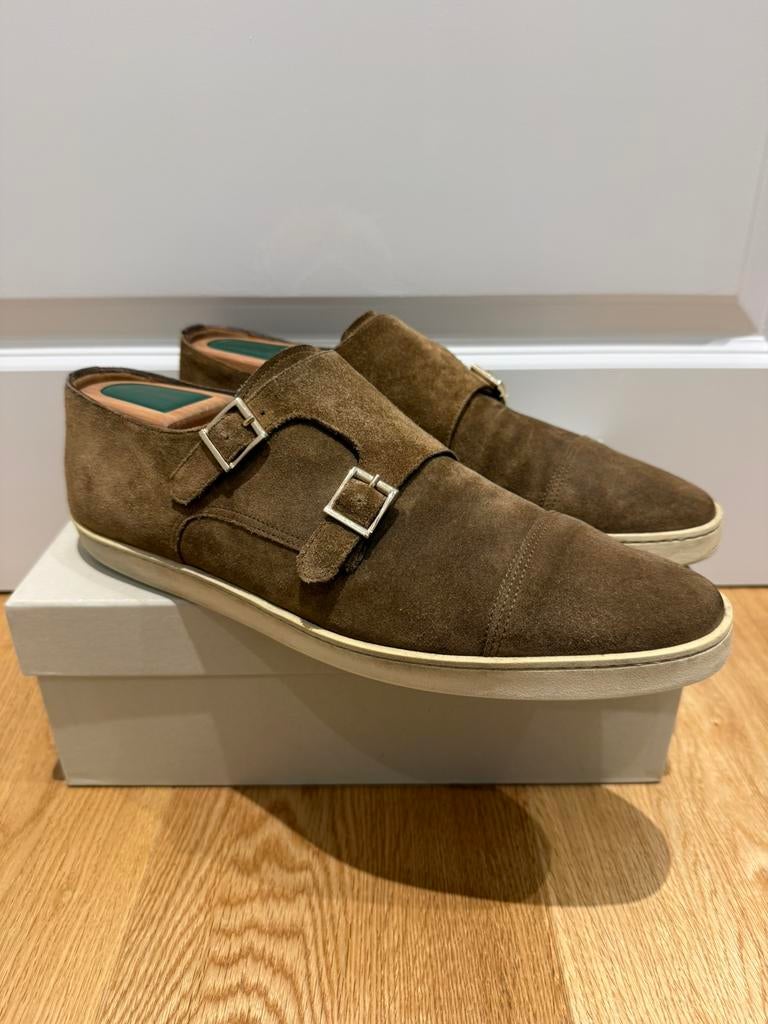 Santoni Buckle Sneakers | UK 10 | (88), Kleding | Dames, Schoenen, Verzenden, Zo goed als nieuw, Sneakers of Gympen