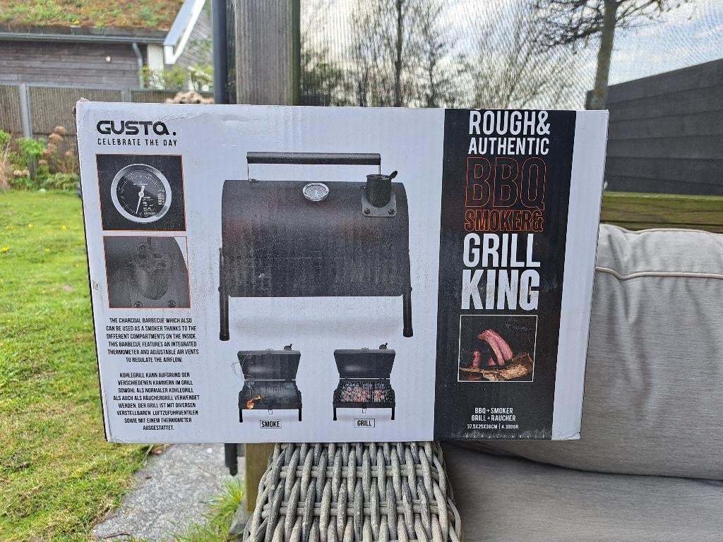 Gusta bbq smoker grill king, Ophalen, Nieuw, Gusta