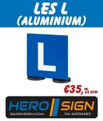 les L / L-bord / dakbord / lesbord / rijschoolbord / dak L, Ophalen of Verzenden, Nieuw