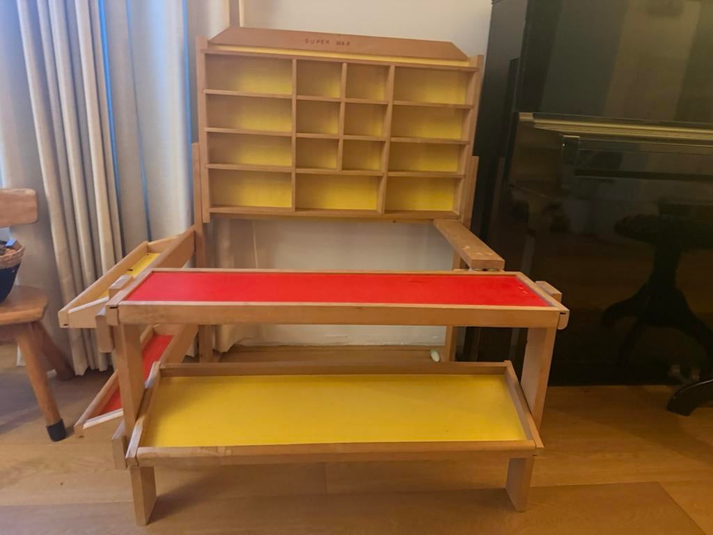 Speelgoed supermarkt, Ophalen, Gebruikt, Hout