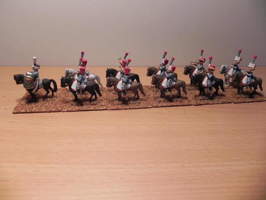 Minifigs, Napoleonic chasseurs, tin, 25mm, 11 figuren, Hobby en Vrije tijd, Modelbouw | Figuren en Diorama's, Ophalen of Verzenden