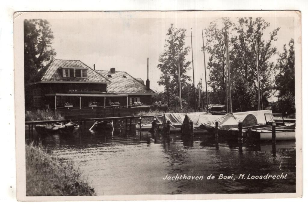 Loosdrecht Hilversum  Jachthaven  Werf de Boei, Verzenden, 1920 tot 1940, Gelopen, Utrecht