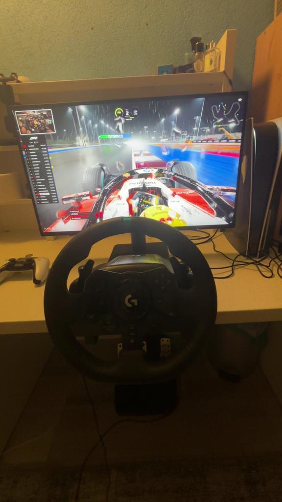 Logitech G923 Simracing Stuur met doos, Spelcomputers en Games, Spelcomputers | Overige, Zo goed als nieuw, Ophalen of Verzenden