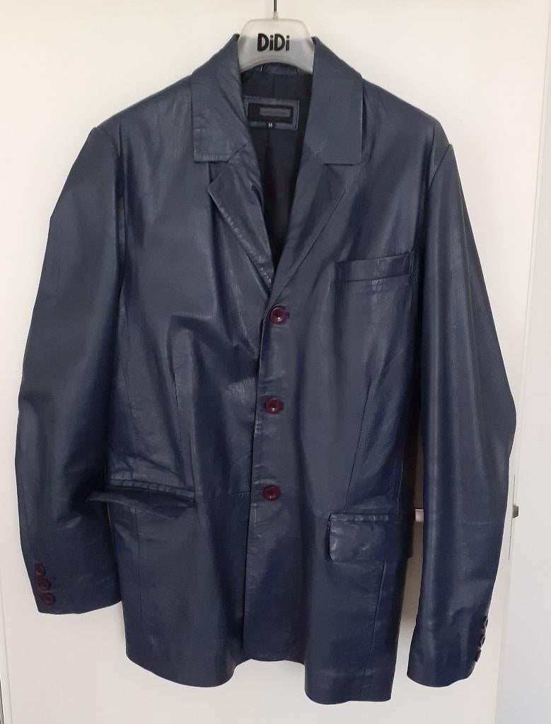 Heren Leren zomer jas, Kleding | Heren, Jassen | Zomer, Ophalen, 4YOUMEN, Zo goed als nieuw, Maat 48/50 (M)