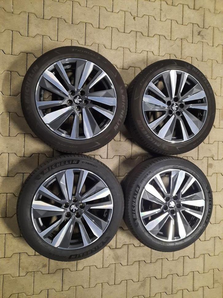 19 inch velgen 5×108 ORIGINELE PEUGEOT 3008 5008 ZOMERSETJE, Auto-onderdelen, Banden en Velgen, Banden en Velgen, Zomerbanden