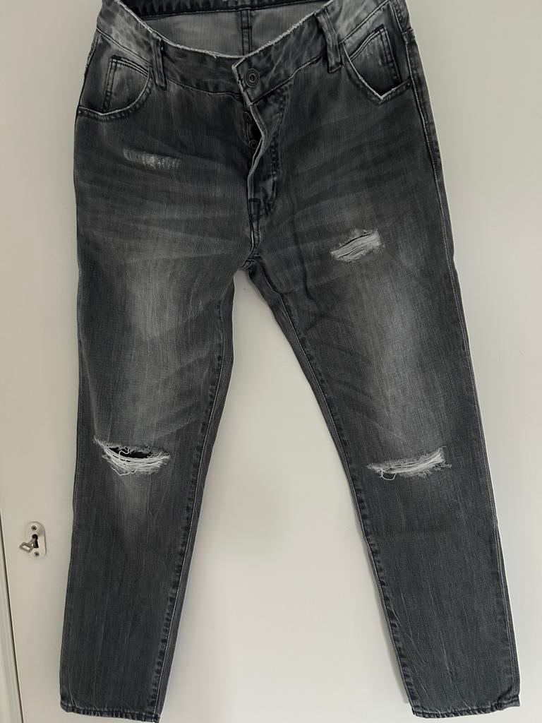 8MM jeans grijs W30 L32, Ophalen of Verzenden, Zo goed als nieuw, Grijs, W32 (confectie 46) of kleiner