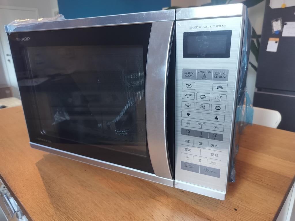 Nieuwe combi magnetron SHARP R-971 STW, Witgoed en Apparatuur, Magnetrons, Ophalen, Combimagnetron, Crisp, Nieuw