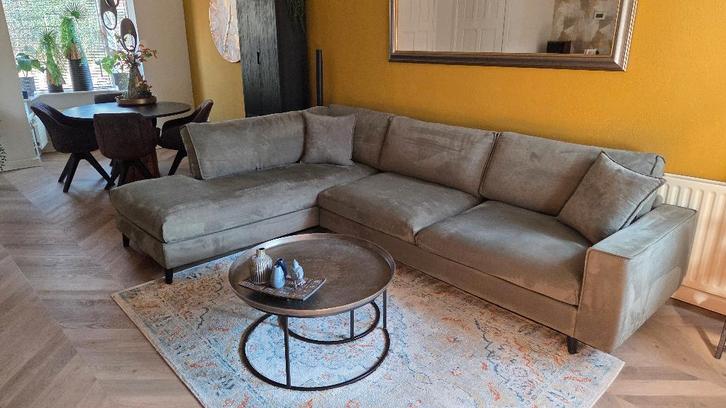 Prachtige Goossens Jonas hoekbank|Geïmpregneerd| Garantie, Huis en Inrichting, Banken | Bankstellen, Zo goed als nieuw, Hoekbank