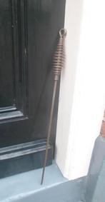 Vintage kachelpook, smeedijzer pook kachel of haard 46,5 cm., Ophalen of Verzenden