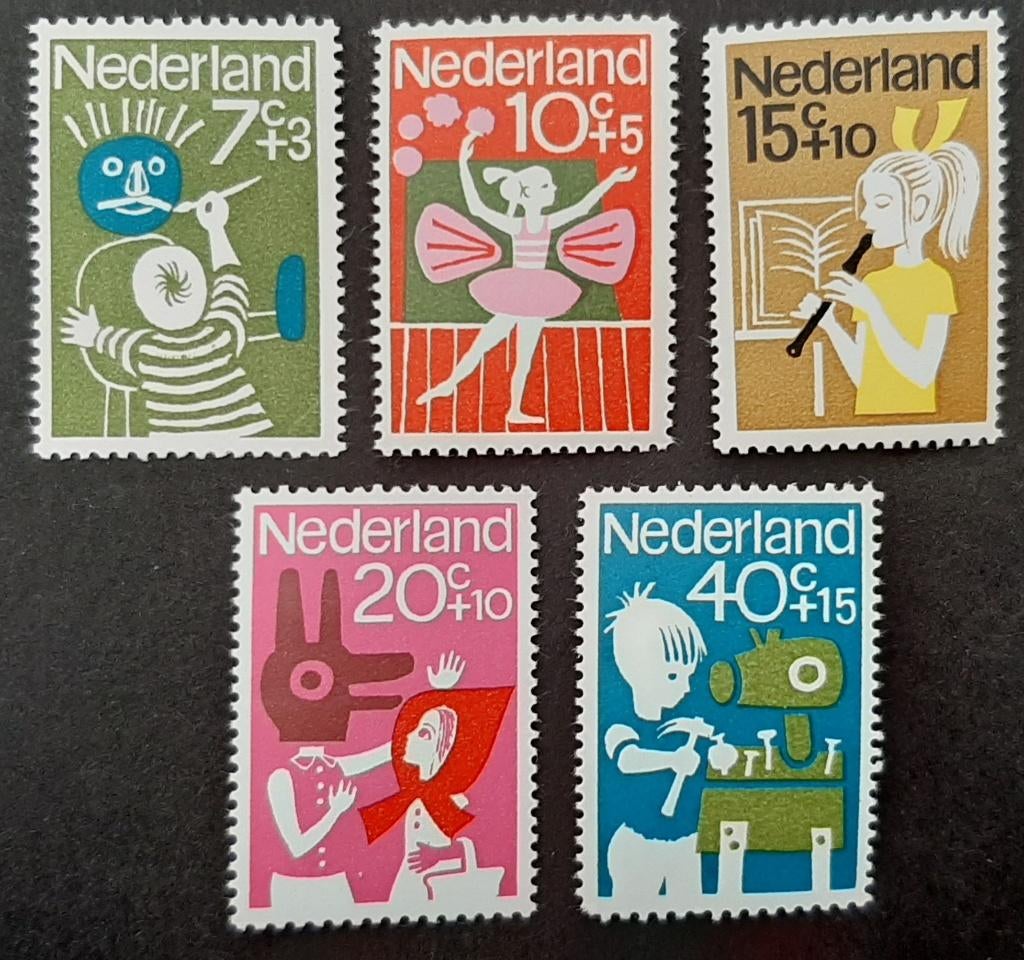 Nederland 1964 nvph 830/834 pfr. (Davo), Ophalen of Verzenden, Na 1940, Postfris