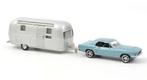 Ford Mustang '68 Blauw Airstream Caravan Jet-car 1/43 270582, Verzenden, Nieuw, Auto, Overige merken
