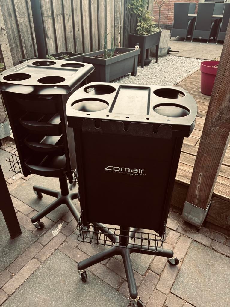 2x werkwagens, Ophalen of Verzenden, Zo goed als nieuw, Zwart