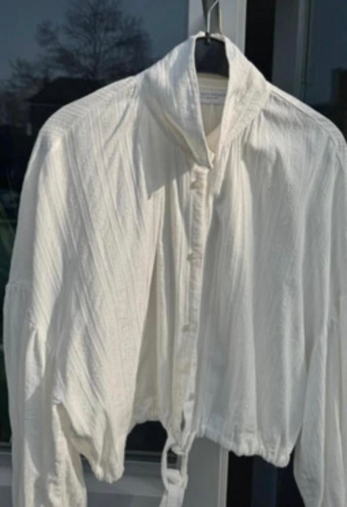 Studio Amaya  Amsterdam blouse, Kleding | Dames, Tops, Wit, Maat 42/44 (L), Ophalen of Verzenden, Zo goed als nieuw