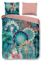 HIP Dekbedovertrek 240x220 lits-jumeaux KANYA., Blauw, Dekbedovertrek, Tweepersoons, Ophalen of Verzenden