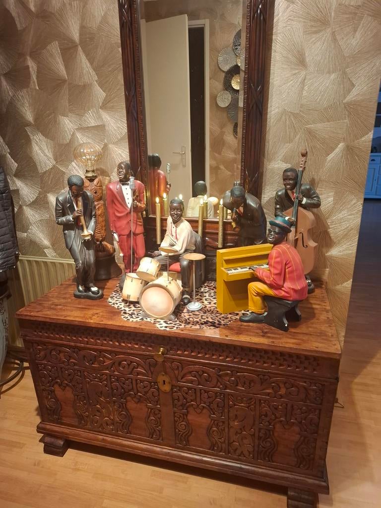 Jazzband  Louis  Armstrong   beelden, Verzamelen, Ophalen of Verzenden