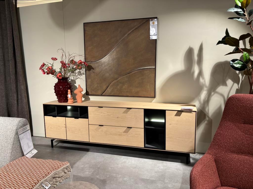 Xooon dressoir Elements, Huis en Inrichting, Kasten | Televisiemeubels, Zo goed als nieuw, Minder dan 100 cm, 200 cm of meer, 25 tot 50 cm