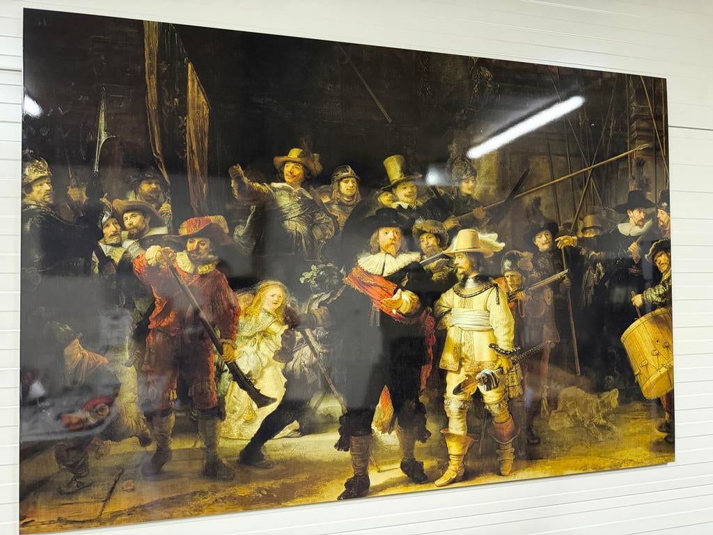 De Nachtwacht reproductie, Antiek en Kunst, Ophalen