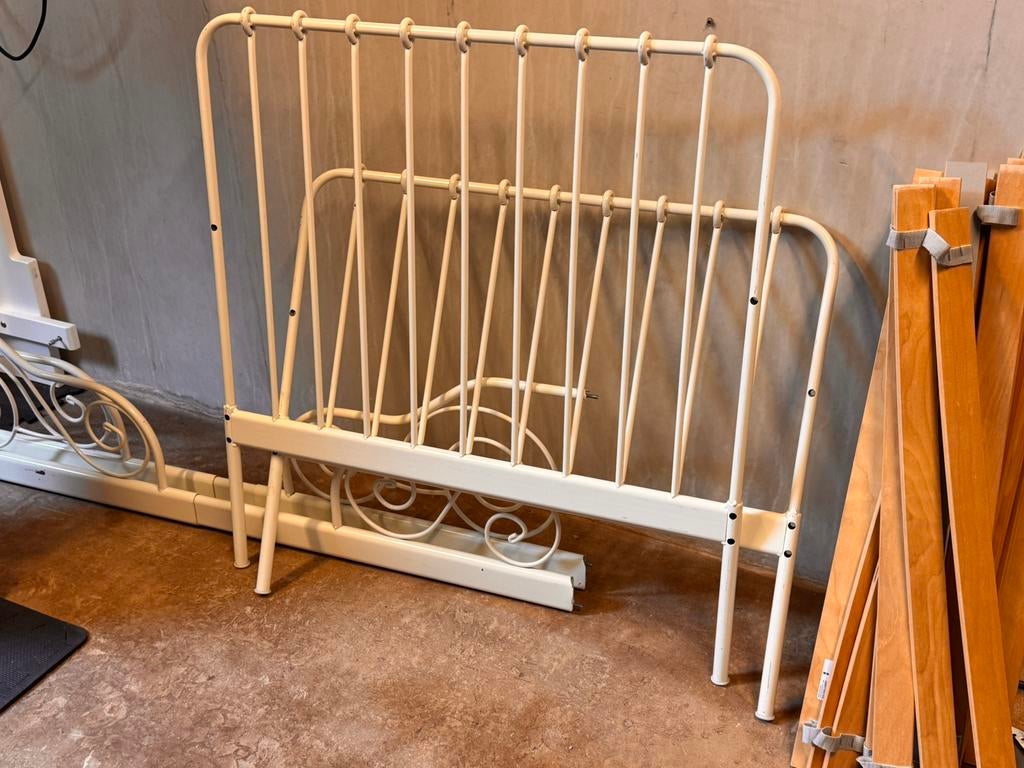 Ikea Minnen meegroeibed met lattenbodem, Ophalen, Gebruikt, 70 tot 85 cm, Lattenbodem